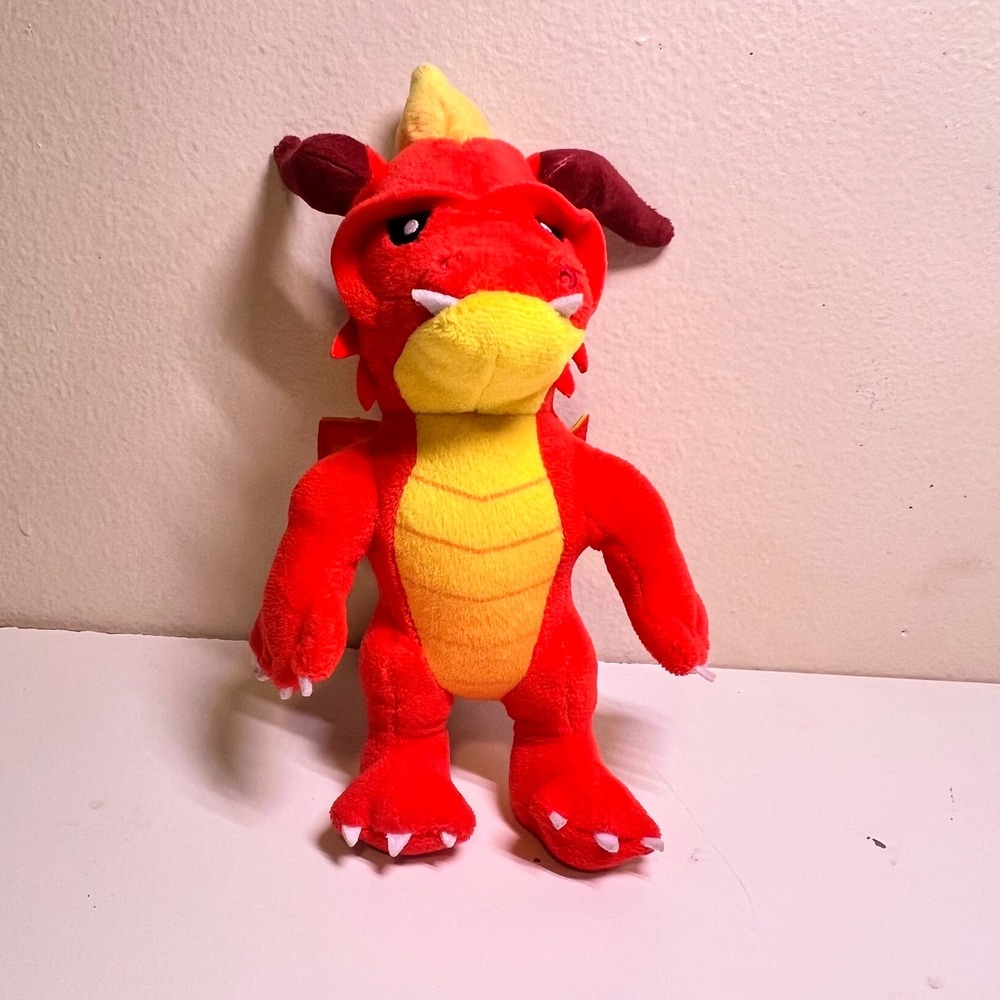 Stumble Guys 8" Inferno Dragon Plush Red Yellow Legendary Skin 2023 Scopely